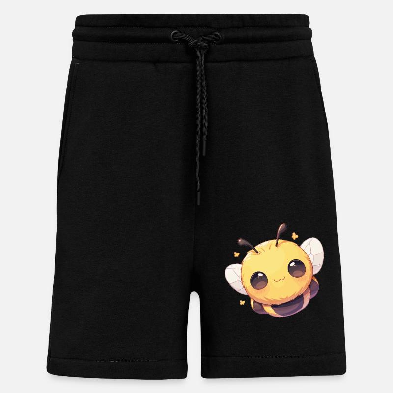 Bees Bee - Shorts - made by SPREAD - SOLID BLACK