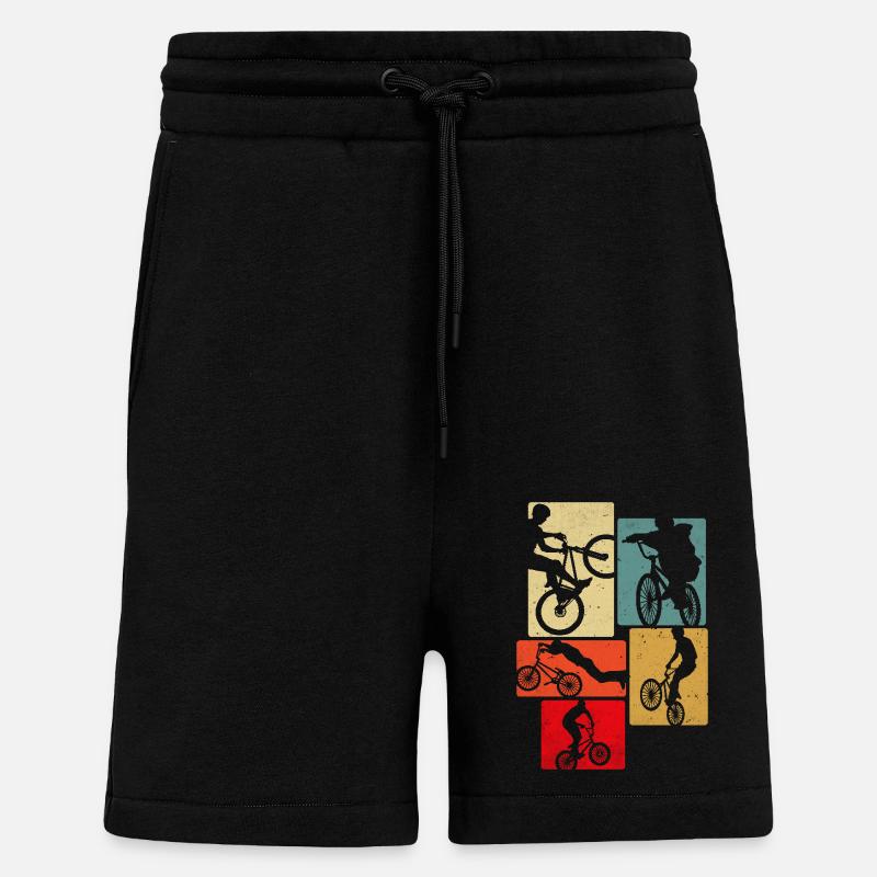 Fahrrad Retro - Shorts - made by SPREAD - SOLID BLACK