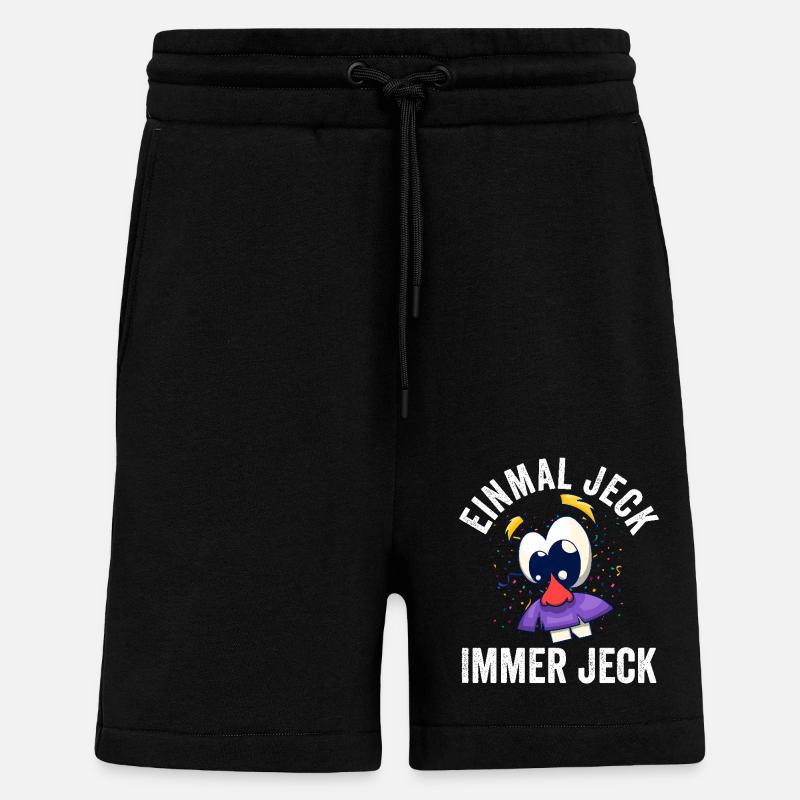 Costume de carnaval Carnaval - Short bio décontracté fabriqué en UE - SOLID BLACK
