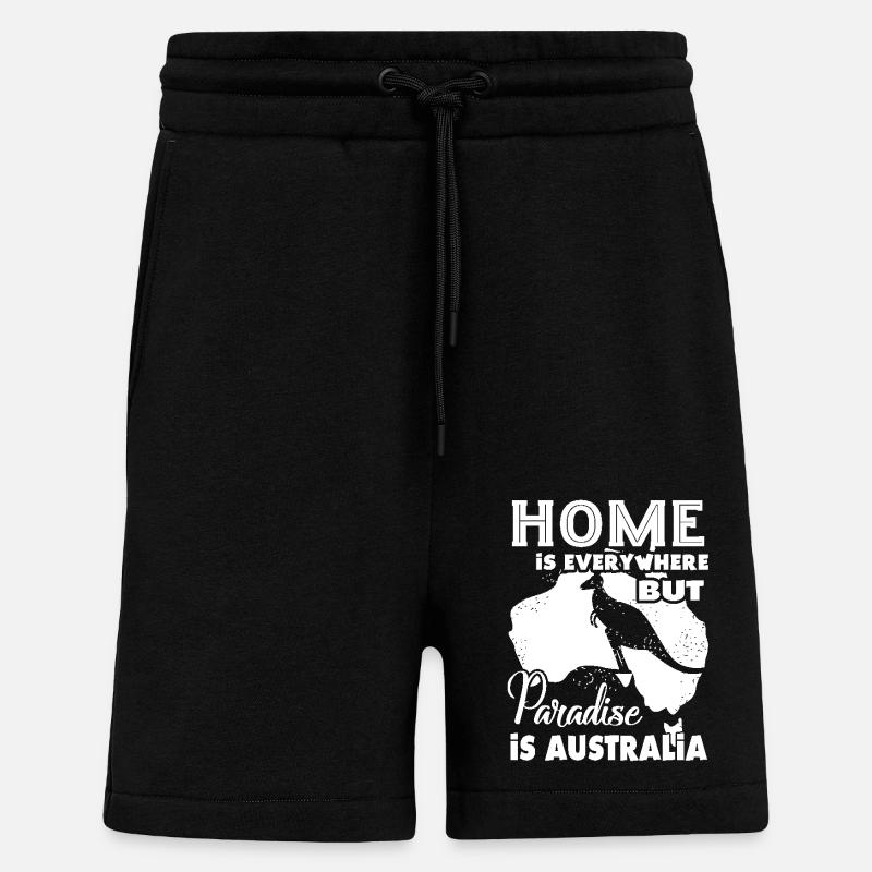 Paradise Is Australia - Shorts - made by SPREAD - SOLID BLACK