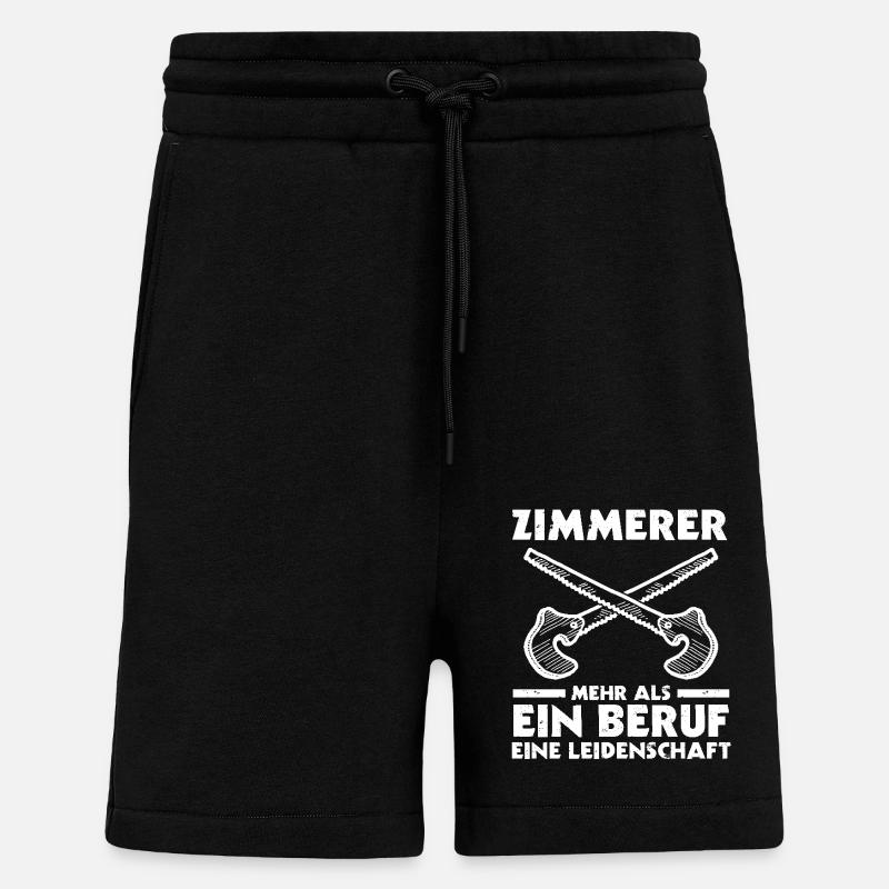 Charpentier Charpentier - Short bio décontracté fabriqué en UE - SOLID BLACK