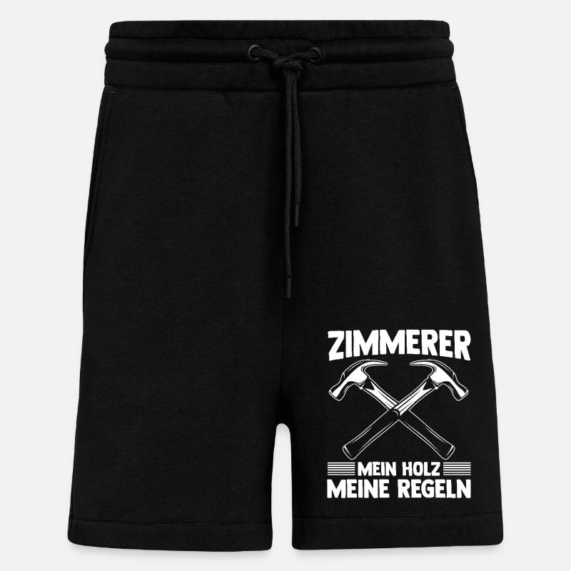 Zimmermann Zimmerer - Shorts - made by SPREAD - SOLID BLACK