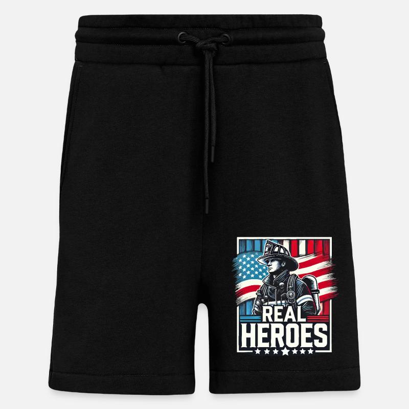 WILDFIRE - Short bio décontracté fabriqué en UE - SOLID BLACK