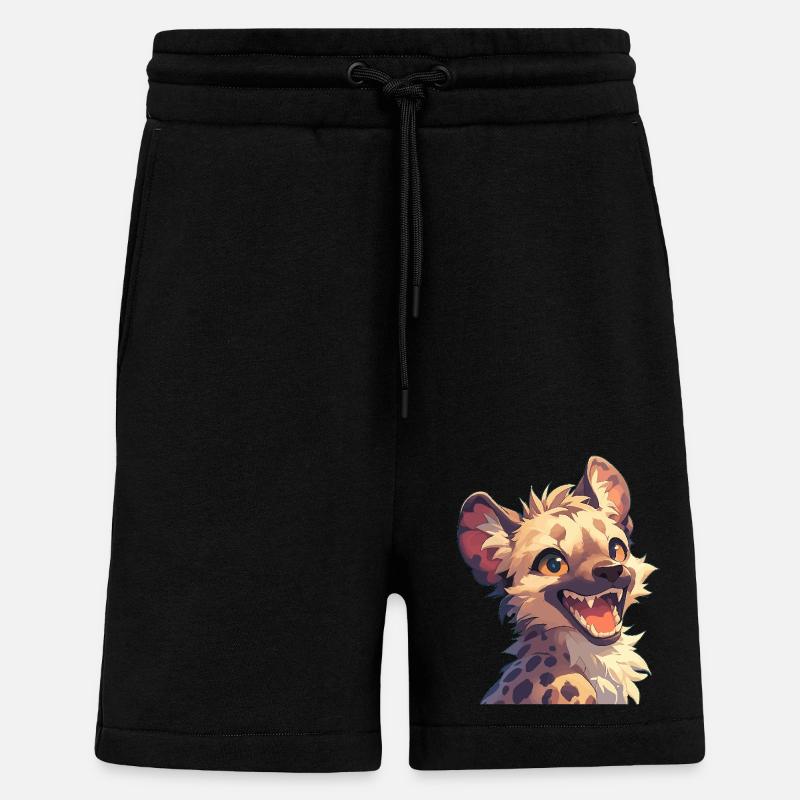 Hyänen Hyäne - Shorts - made by SPREAD - SOLID BLACK