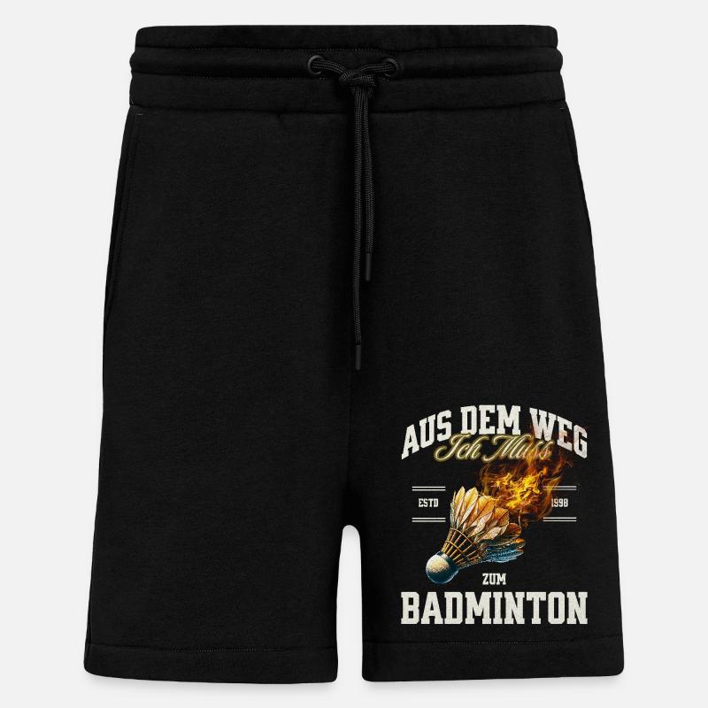 Badminton - Shorts - made by SPREAD - SOLID BLACK