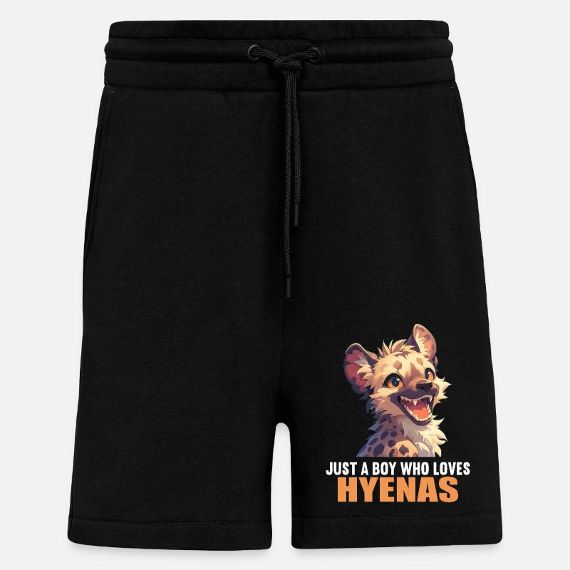 Hyänen Hyäne - Shorts - made by SPREAD - SOLID BLACK