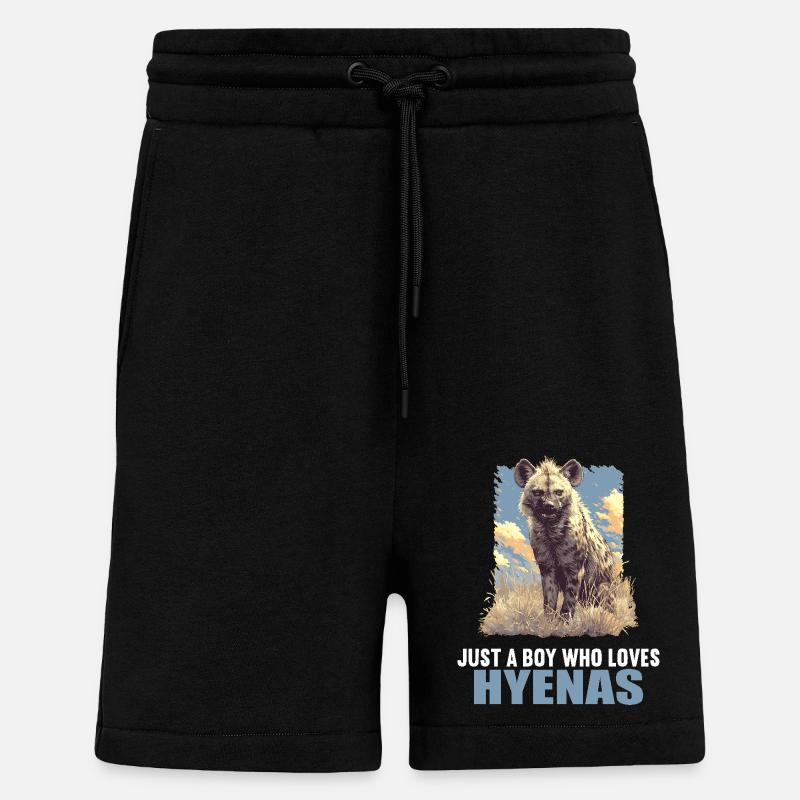 Hyänen Hyäne - Shorts - made by SPREAD - SOLID BLACK