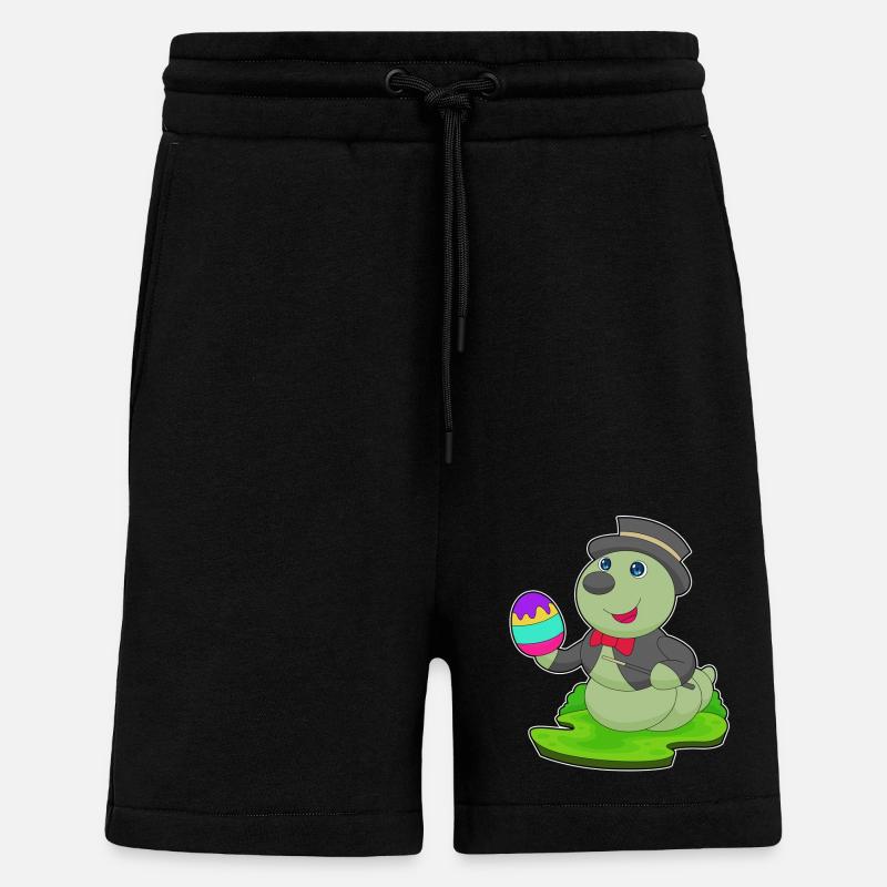Caterpillar Easter Wizard - Shorts - made by SPREAD - SOLID BLACK