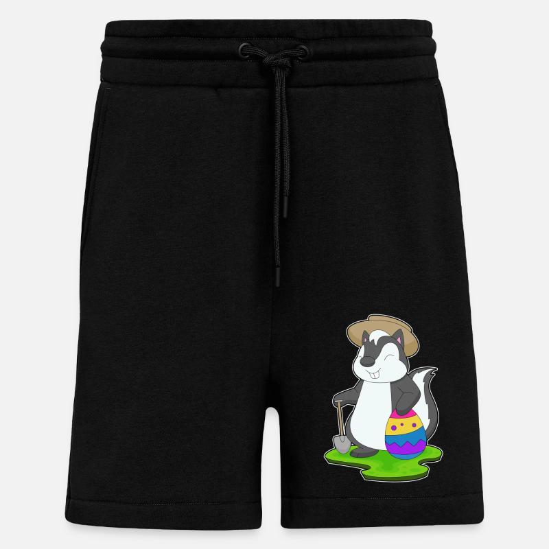 Skunk Easter Farmer - Shorts - made by SPREAD - SOLID BLACK