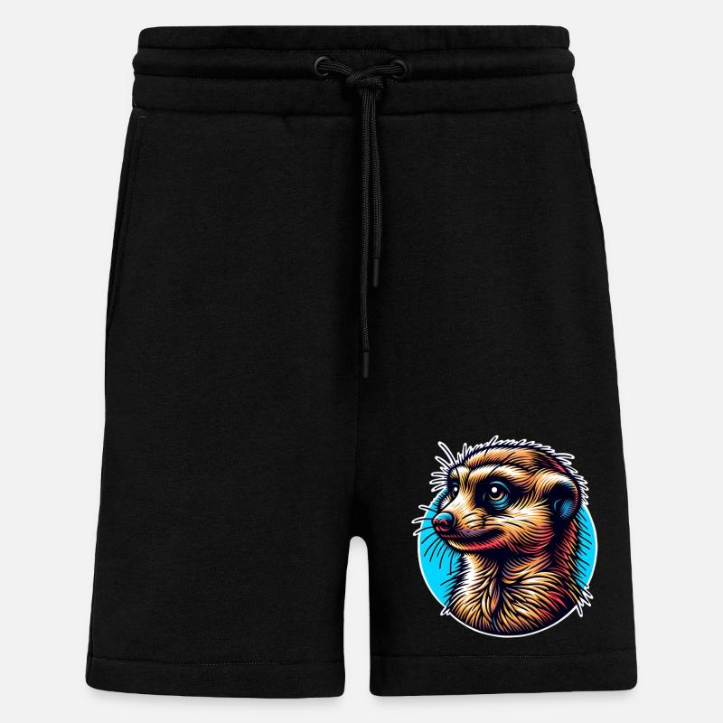 Meerkat - Shorts - made by SPREAD - SOLID BLACK