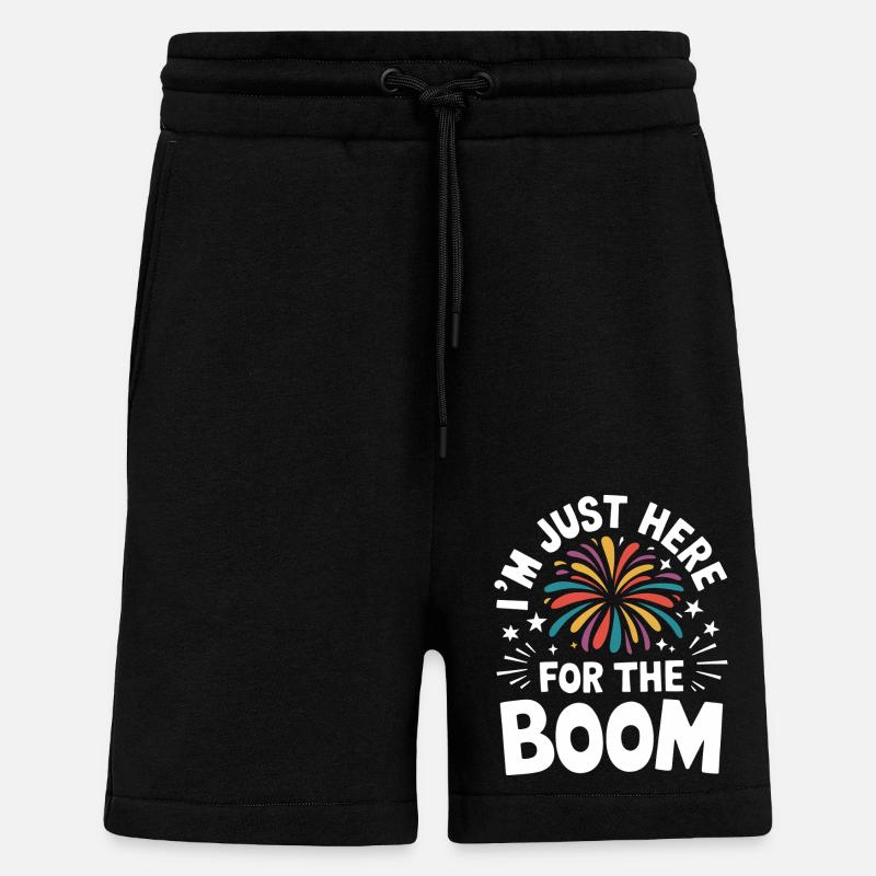 Pyrotechnics Fireworks Pyrotechnics - Shorts - made by SPREAD - SOLID BLACK