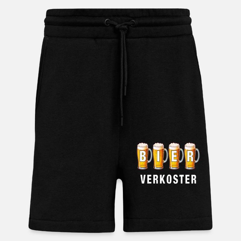 BIER VERKOSTER - Shorts - made by SPREAD - SOLID BLACK