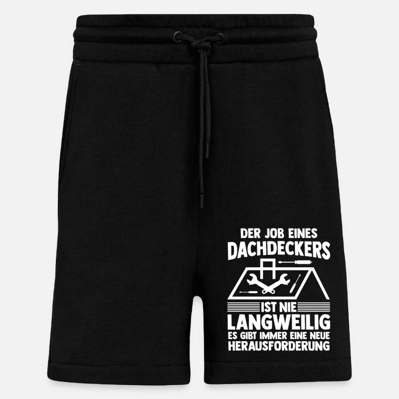 Master Roofer Roofer - Shorts - made by SPREAD - SOLID BLACK