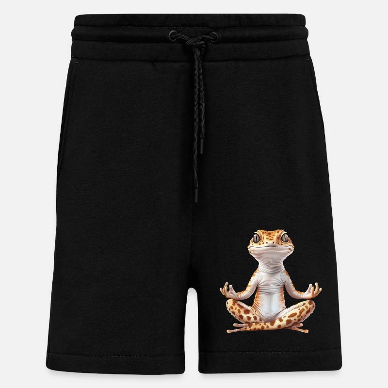 Leopardgecko - Shorts - made by SPREAD - SOLID BLACK