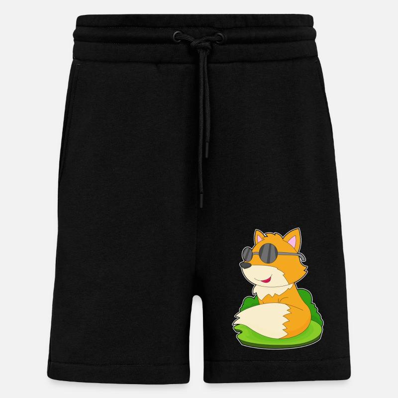 Lunettes de soleil Fox - Short bio décontracté fabriqué en UE - SOLID BLACK