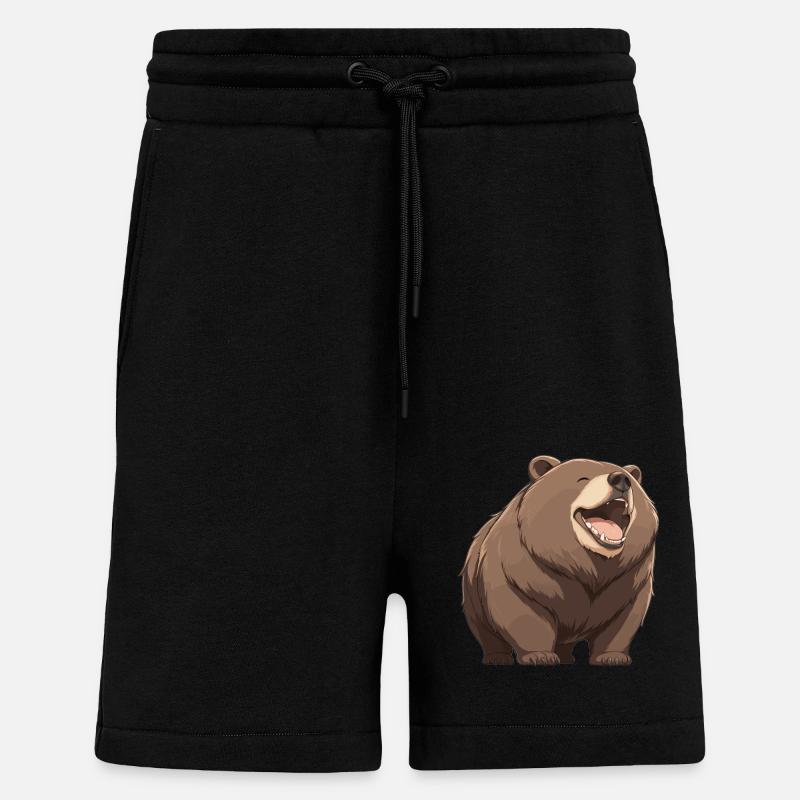 Ours Kodiak Ours Kodiak - Short bio décontracté fabriqué en UE - SOLID BLACK