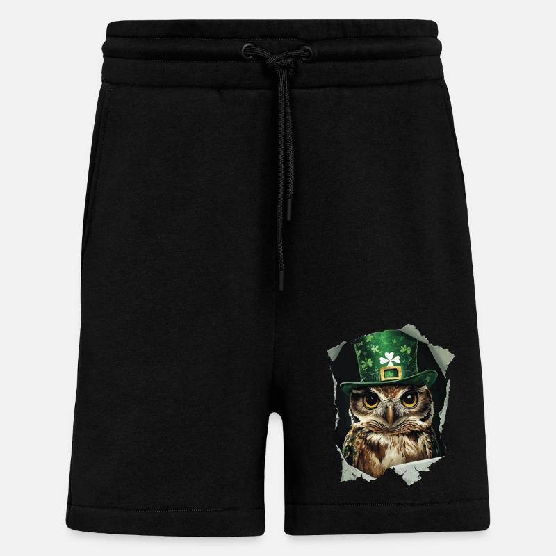 St. Patrick Eule - Shorts - made by SPREAD - SOLID BLACK