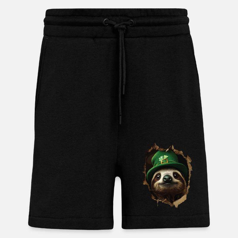 St. Patrick Faultier - Shorts - made by SPREAD - SOLID BLACK