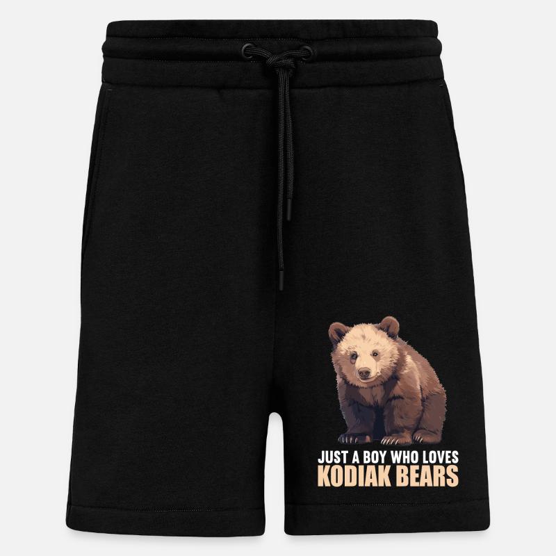Kodiak Bear Kodiak Bear - Shorts - made by SPREAD - SOLID BLACK