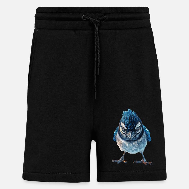 Blauhäher - Shorts - made by SPREAD - SOLID BLACK