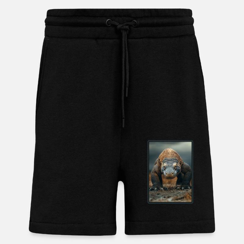 Komodowarane Komodowaran - Shorts - made by SPREAD - SOLID BLACK