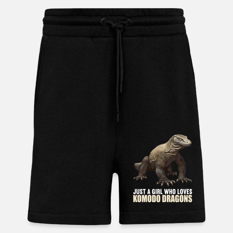 Komodowarane Komodowaran - Shorts - made by SPREAD - SOLID BLACK