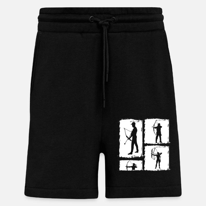 Bogenschütze Bogenschießen - Shorts - made by SPREAD - SOLID BLACK