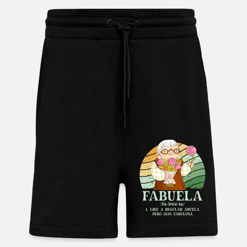Fabuela - Shorts - made by SPREAD - SOLID BLACK