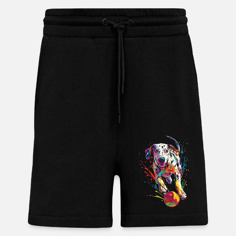 Dalmatiner - Shorts - made by SPREAD - SOLID BLACK