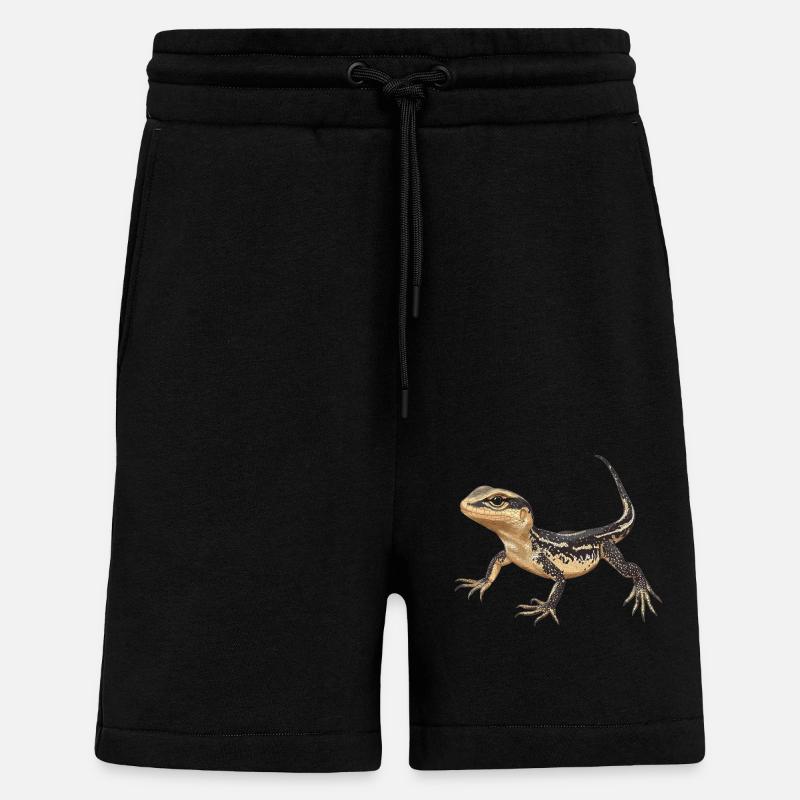 Lizards Lizard - Shorts - made by SPREAD - SOLID BLACK