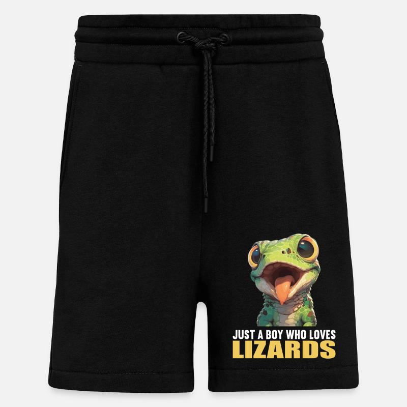 Lizards Lizard - Shorts - made by SPREAD - SOLID BLACK