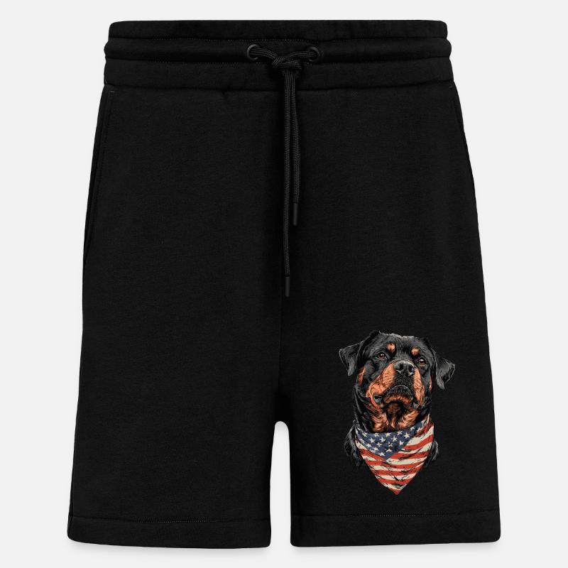 Rottweiler - Shorts - made by SPREAD - SOLID BLACK