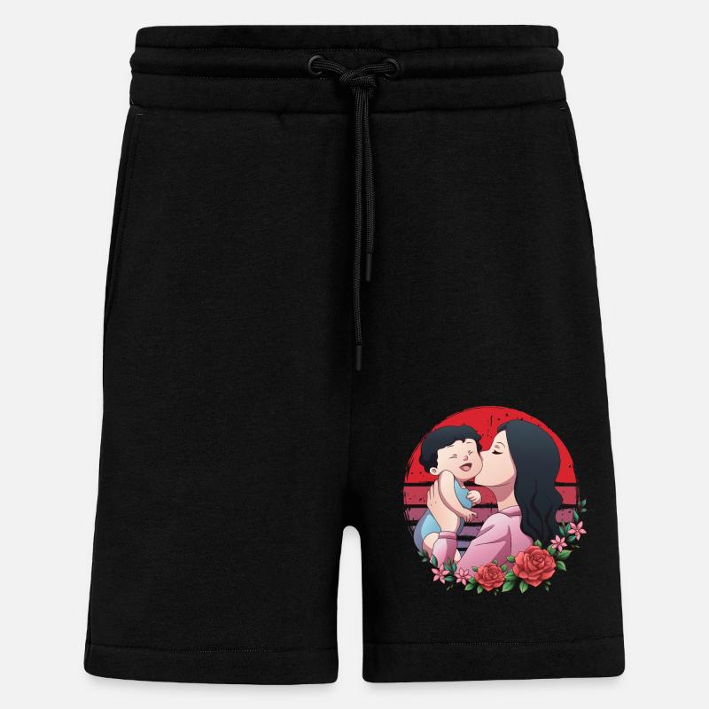 Mama der Fee Eins - Shorts - made by SPREAD - SOLID BLACK