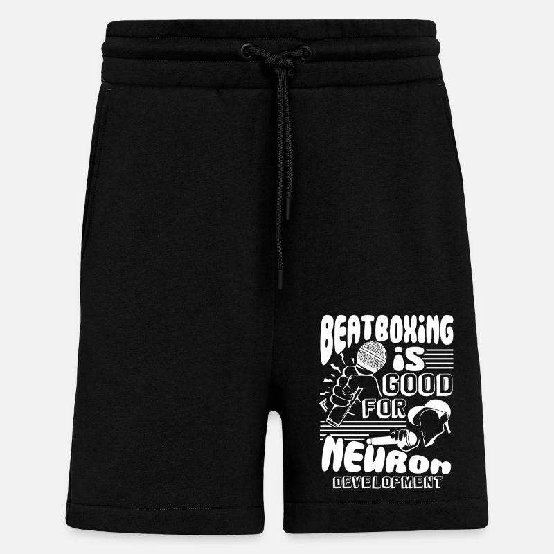 Beatboxer Beatboxing Is Good - Shorts - made by SPREAD - SOLID BLACK