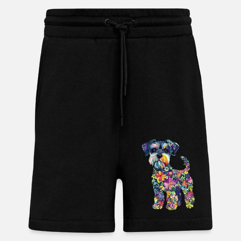 Zwergschnauzer - Shorts - made by SPREAD - SOLID BLACK
