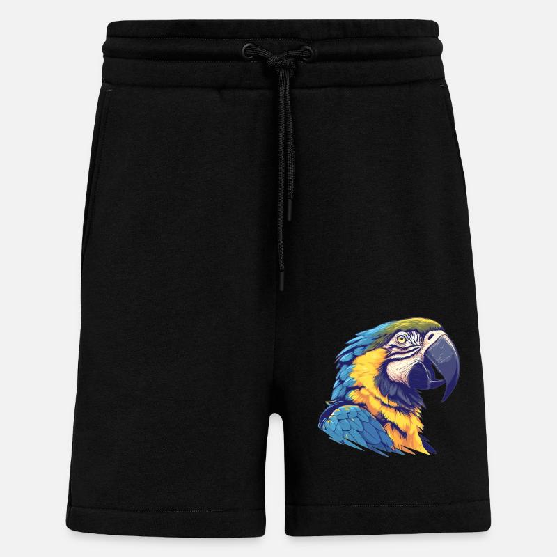 L’ère de l’ara - Short bio décontracté fabriqué en UE - SOLID BLACK