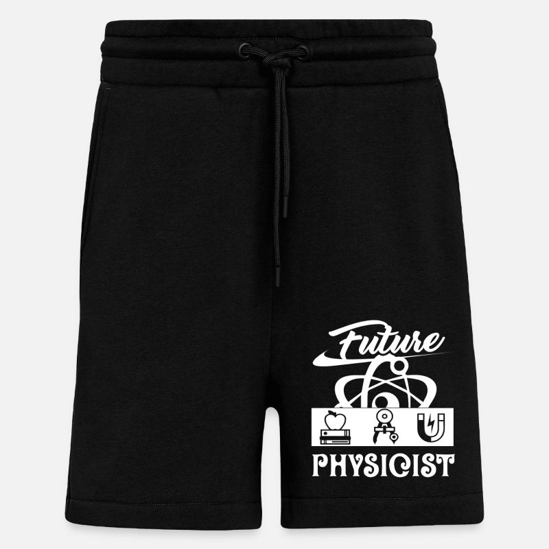 Physicist Future Physicist - Shorts - made by SPREAD - SOLID BLACK