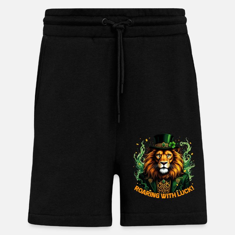 Brüllend vor Glück - Shorts - made by SPREAD - SOLID BLACK