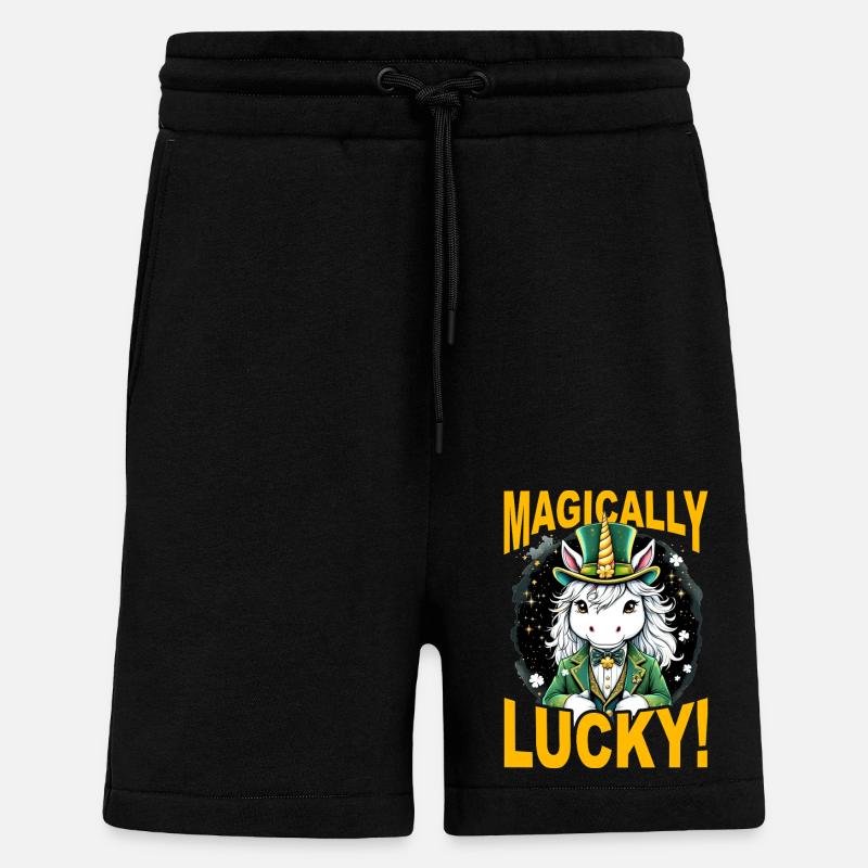 Magisches Glück - Shorts - made by SPREAD - SOLID BLACK
