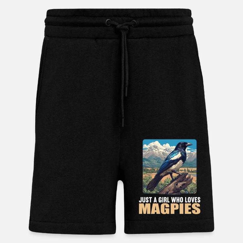 Elstern Elster - Shorts - made by SPREAD - SOLID BLACK