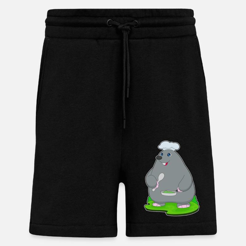 Mole Cooking Pan - Shorts - made by SPREAD - SOLID BLACK