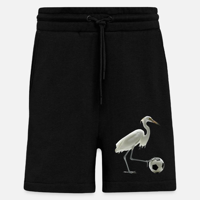 Reiher Vogel - Shorts - made by SPREAD - SOLID BLACK