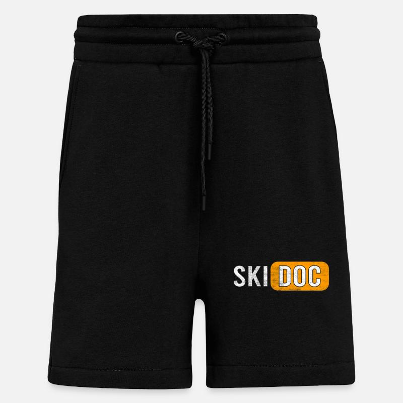 Ski Doc Wintersport - Shorts - made by SPREAD - SOLID BLACK