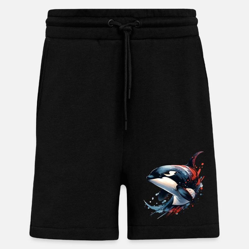 Spækhugger Spækhugger - Organic relaxed shorts made in EU - SOLID BLACK