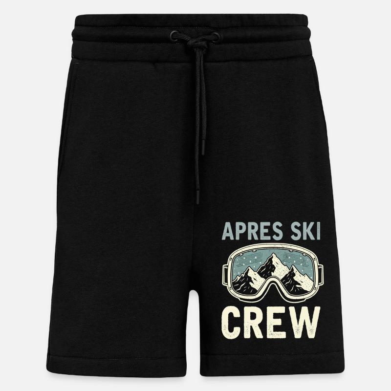 Apres Ski Crew - Shorts - made by SPREAD - SOLID BLACK