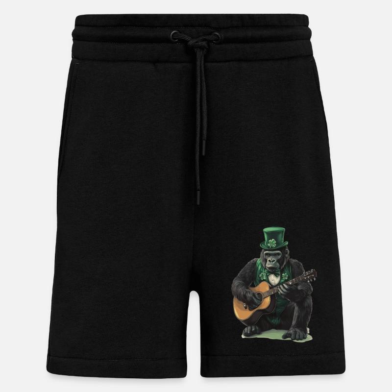 Gorilla - Shorts - made by SPREAD - SOLID BLACK