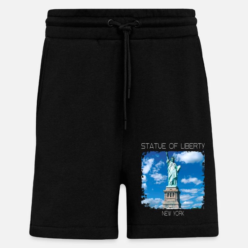 Freiheitsstatue - Shorts - made by SPREAD - SOLID BLACK