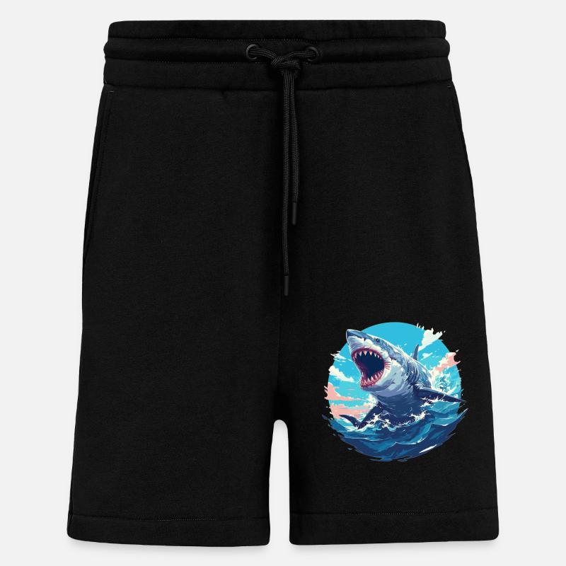 Haie Hai - Shorts - made by SPREAD - SOLID BLACK