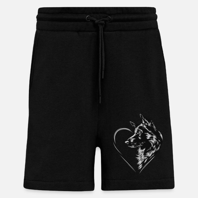Deutscher Schäferhund - Shorts - made by SPREAD - SOLID BLACK
