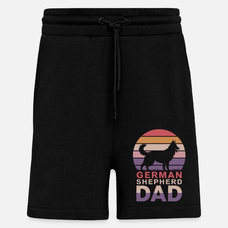 Deutscher Schäferhund Spruch Schäferhund Geschenk - Shorts - made by SPREAD - SOLID BLACK